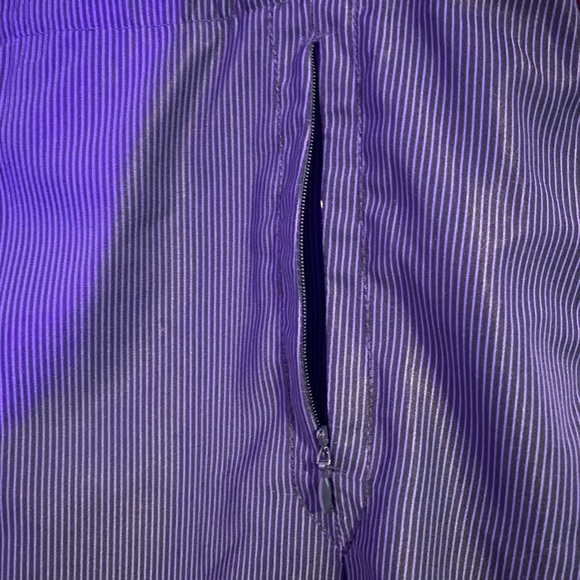 Nike Golf FitDry Striped Skirt Shorts Skort A-Line Mini Skort 6 P - Picture 3 of 13